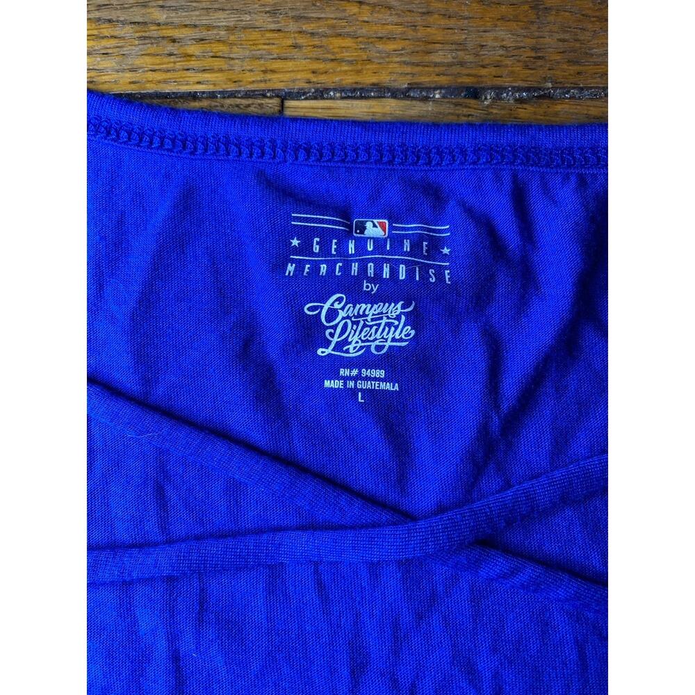 Texas Rangers Womens Large G-III 4Her Scoop Neck Graphic Tee NWT MLB - Picture 3 of 4